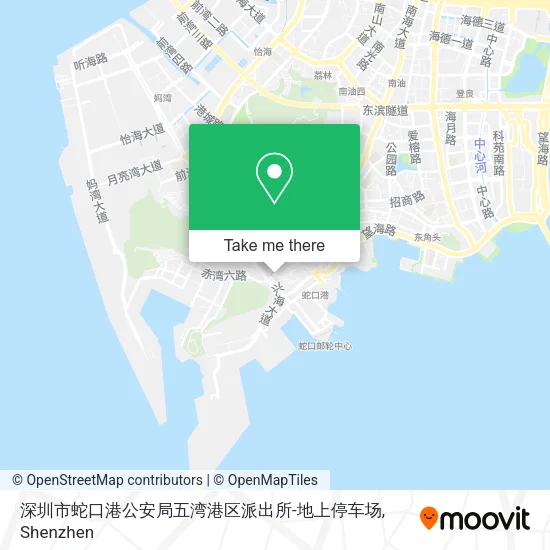 深圳市蛇口港公安局五湾港区派出所-地上停车场 map