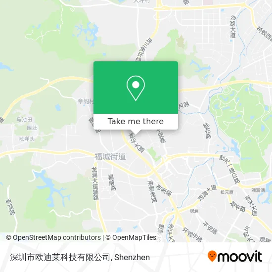 深圳市欧迪莱科技有限公司 map