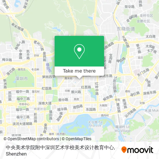 中央美术学院附中深圳艺术学校美术设计教育中心 map
