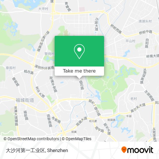 大沙河第一工业区 map
