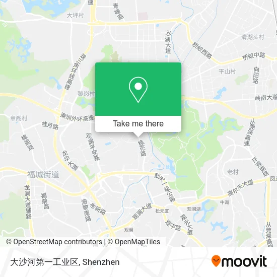 大沙河第一工业区 map