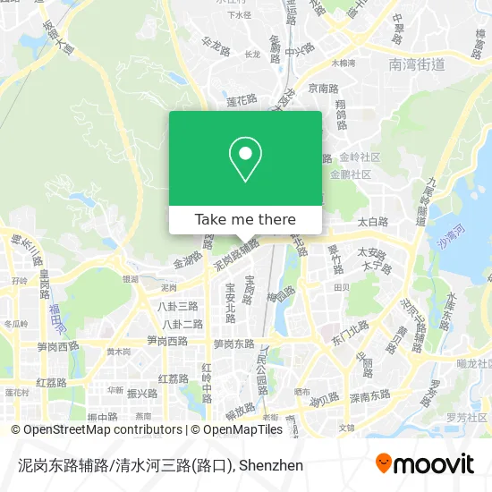 泥岗东路辅路/清水河三路(路口) map