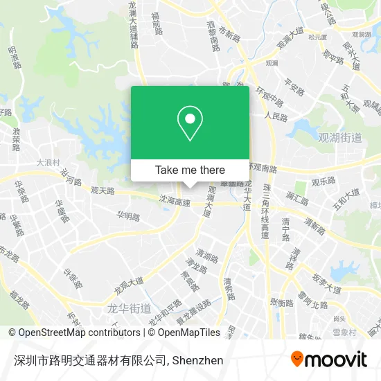 深圳市路明交通器材有限公司 map