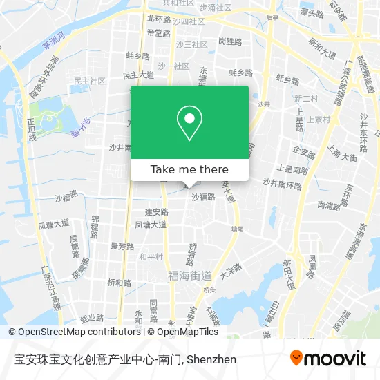 宝安珠宝文化创意产业中心-南门 map