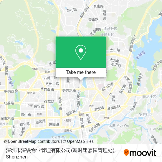 深圳巿深铁物业管理有限公司(新时速嘉园管理处) map