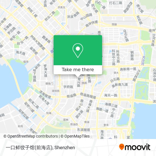 一口鲜饺子馆(前海店) map