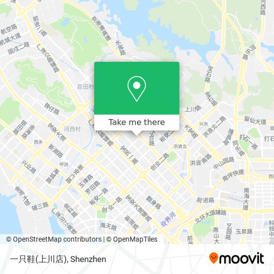 一只鞋(上川店) map