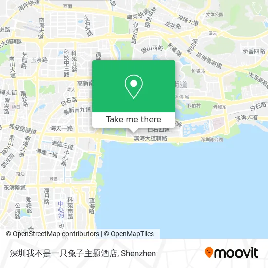 深圳我不是一只兔子主题酒店 map
