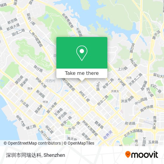 深圳市同瑞达科 map