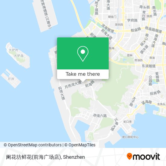 阑花坊鲜花(前海广场店) map