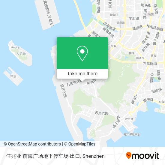 佳兆业·前海广场地下停车场-出口 map