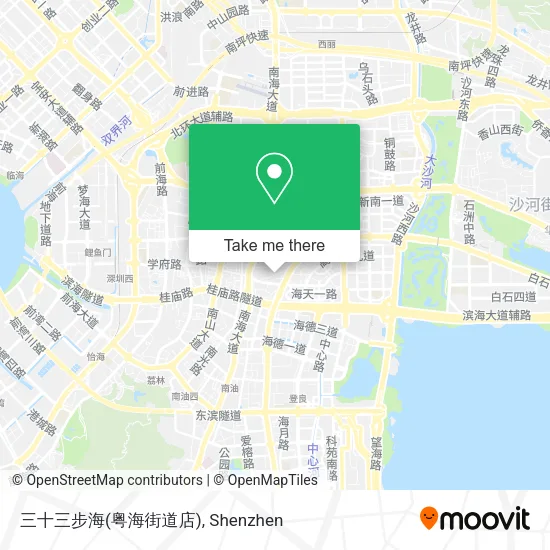 三十三步海(粤海街道店) map