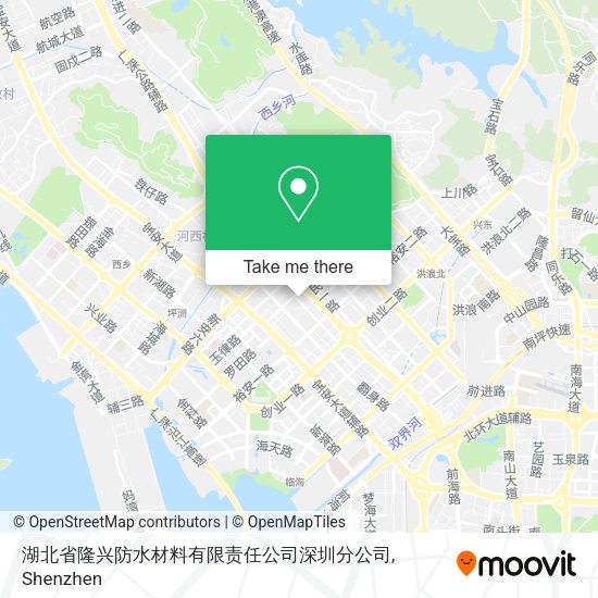湖北省隆兴防水材料有限责任公司深圳分公司 map