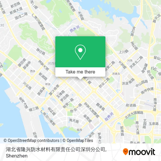 湖北省隆兴防水材料有限责任公司深圳分公司 map