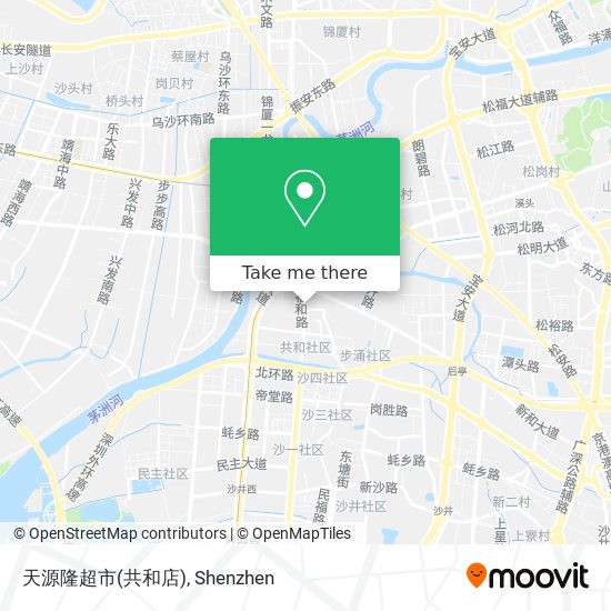 天源隆超市(共和店) map