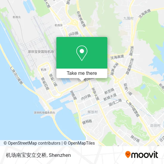 机场南宝安立交桥 map
