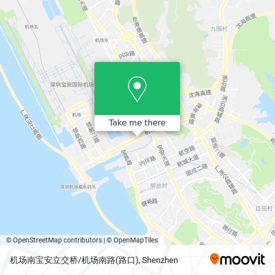 机场南宝安立交桥/机场南路(路口) map