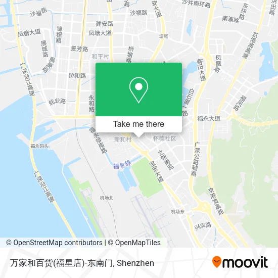万家和百货(福星店)-东南门 map