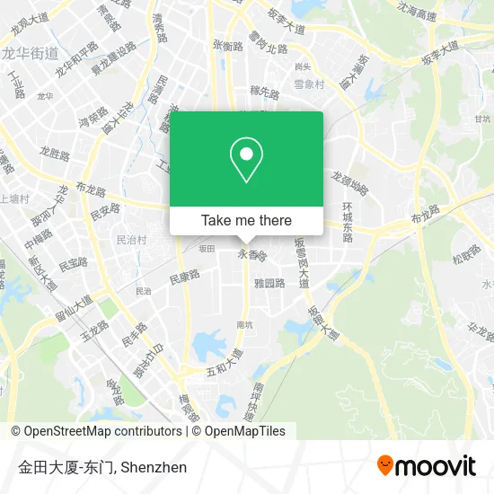 金田大厦-东门 map