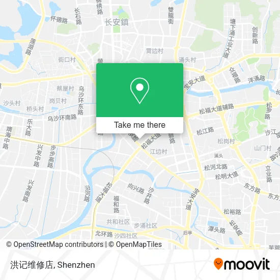 洪记维修店 map