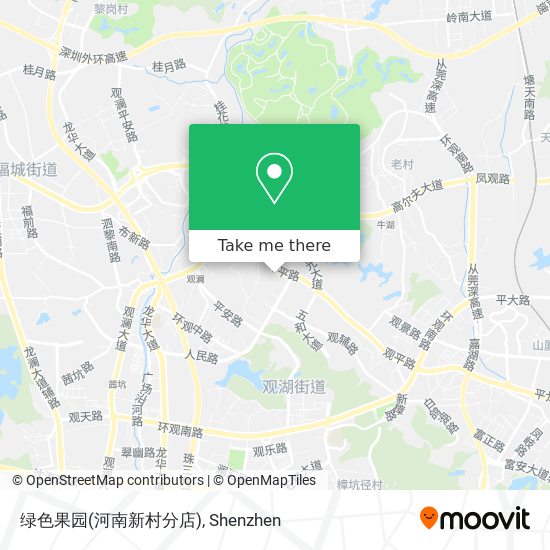 绿色果园(河南新村分店) map