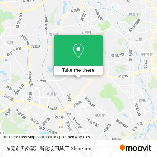 东莞市凤岗薇洁斯化妆用具厂 map