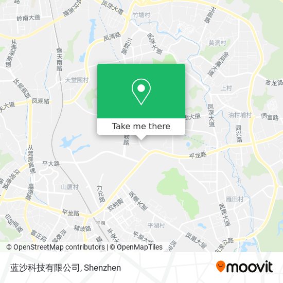 蓝沙科技有限公司 map