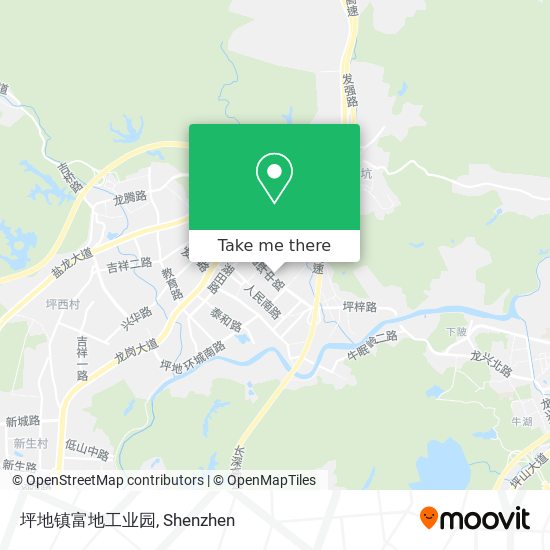 坪地镇富地工业园 map