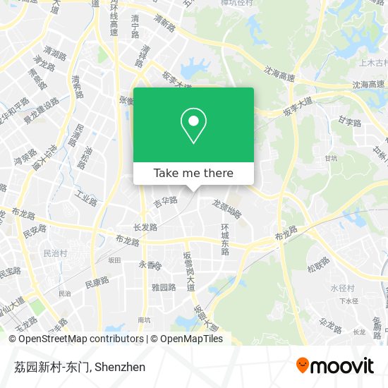 荔园新村-东门 map