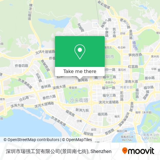 深圳市瑞强工贸有限公司(景田南七街) map