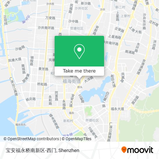 宝安福永桥南新区-西门 map