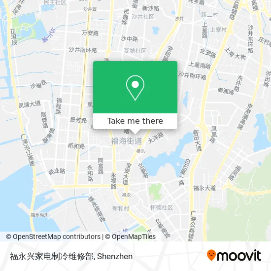 福永兴家电制冷维修部 map