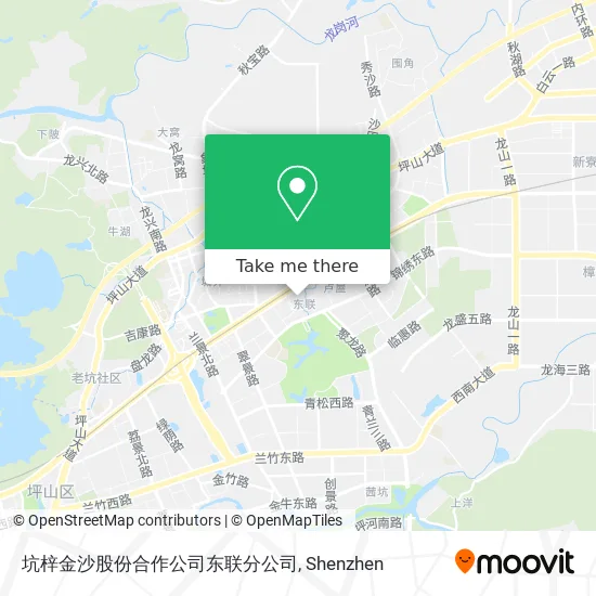 坑梓金沙股份合作公司东联分公司 map