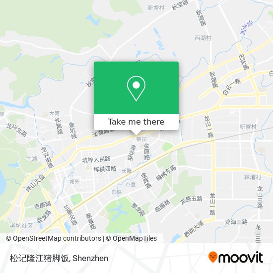 松记隆江猪脚饭 map