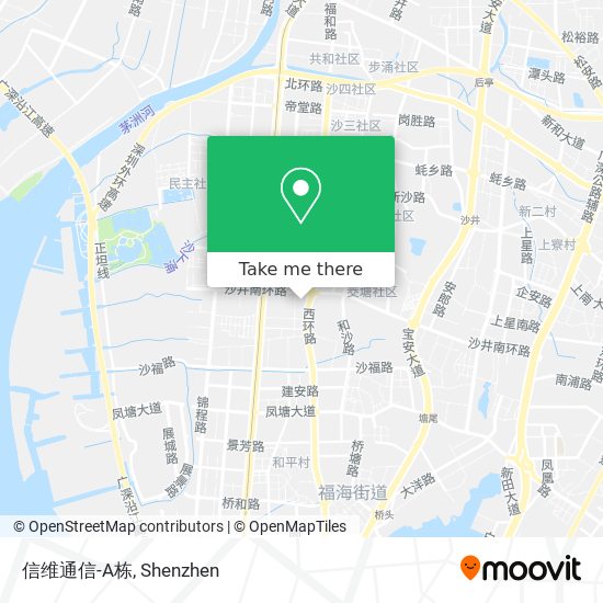 信维通信-A栋 map