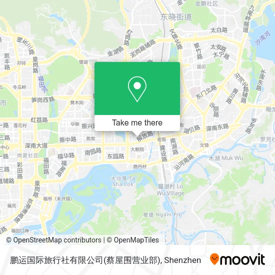 鹏运国际旅行社有限公司(蔡屋围营业部) map