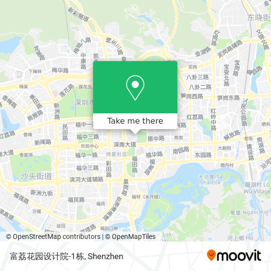 富荔花园设计院-1栋 map