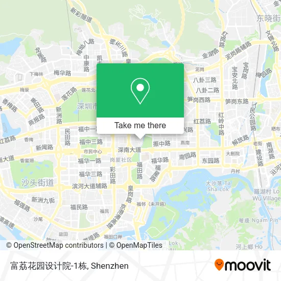 富荔花园设计院-1栋 map