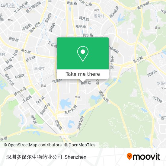 深圳赛保尔生物药业公司 map