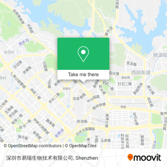 深圳市易瑞生物技术有限公司 map