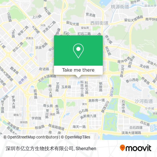 深圳市亿立方生物技术有限公司 map