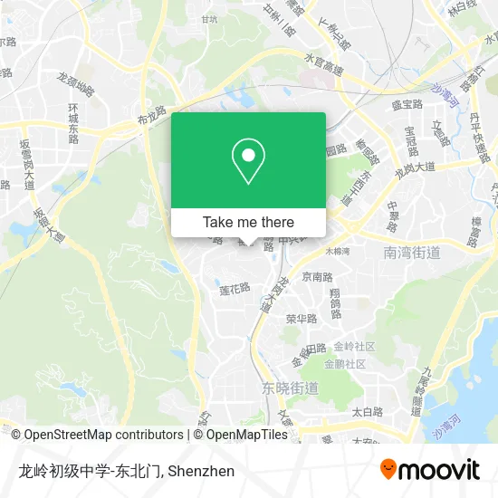 龙岭初级中学-东北门 map