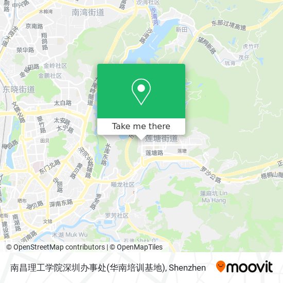 南昌理工学院深圳办事处(华南培训基地) map