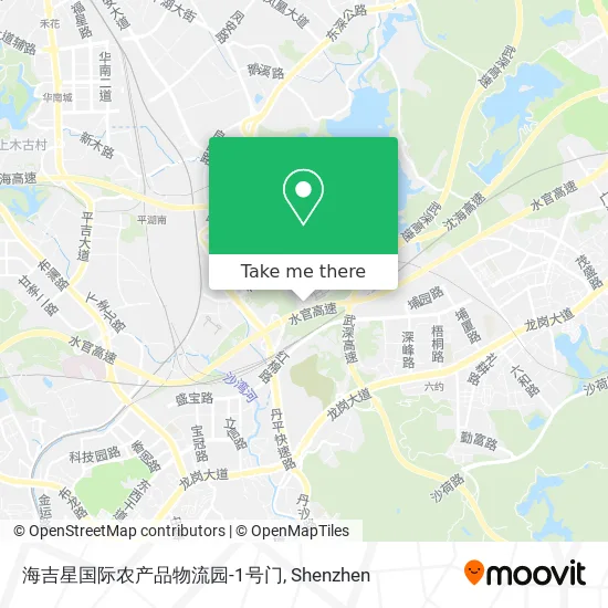 海吉星国际农产品物流园-1号门 map