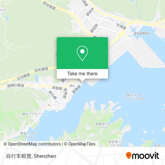 自行车租赁 map