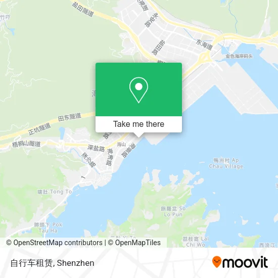 自行车租赁 map