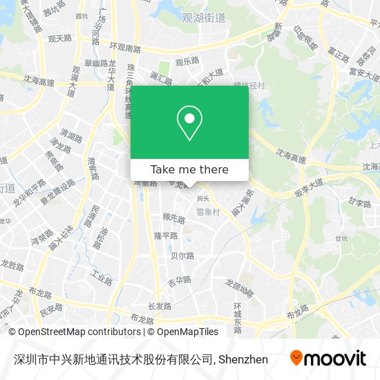 深圳市中兴新地通讯技术股份有限公司 map