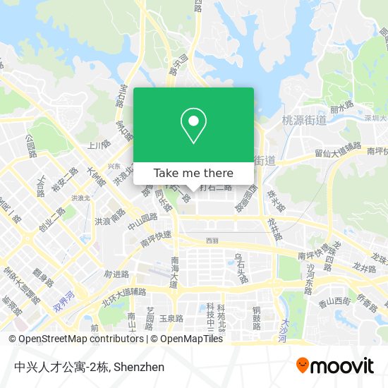 中兴人才公寓-2栋 map
