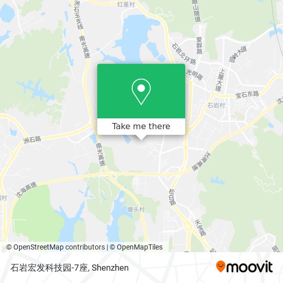 石岩宏发科技园-7座 map