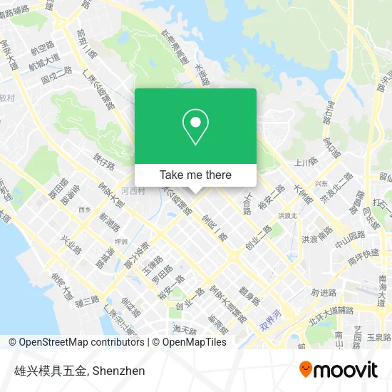 雄兴模具五金 map